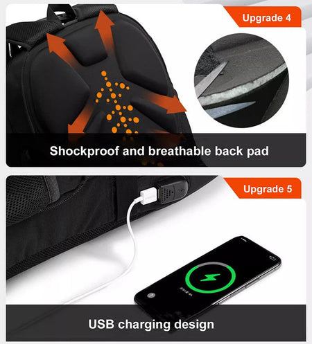 2025 Waterproof 17/20 Inch Laptop Backpack Men Airplane Travel Backpack Women Oxford Rucksack Male School Bag modern Mochila