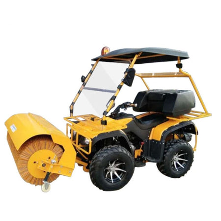 Customized snow sweeper, self-propelled with rotating brush, factory direct sales for road snow removal