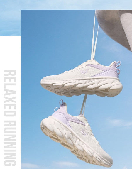 361 Degrees Women's Sneakers Retro Platform Sole Breathable Mesh All-Day Comfort Lightweight  Fitness Female Sneakers 682522230