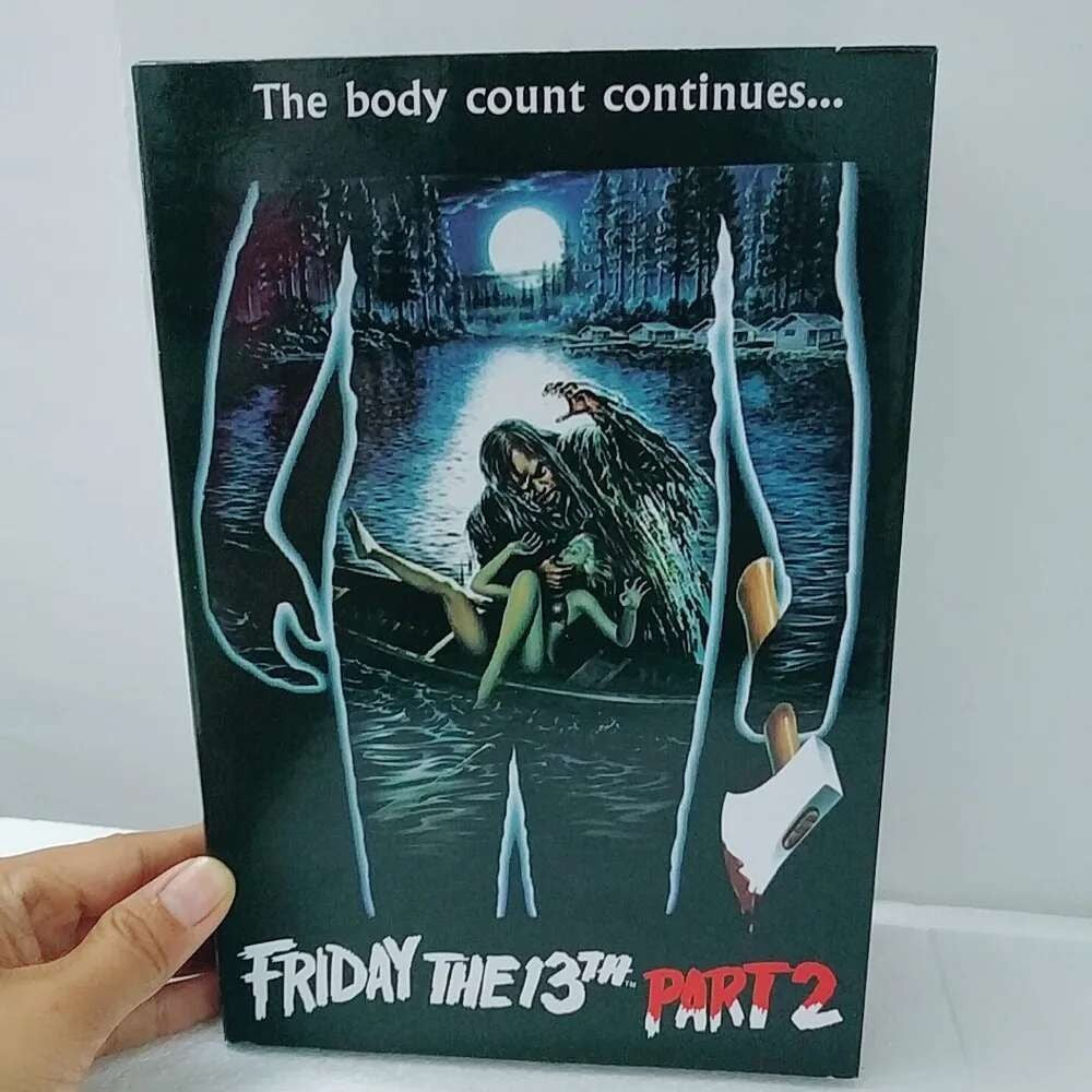 The 13th Figure Toys NECA Friday Freddy Jason Voorhees Blood Action Figure Jason Collectible Model Christmas Halloween Gifts