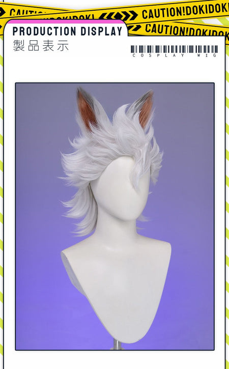 ?Ready for Ship?Idia Malleus Leona Vil Crowley Wig Game Cosplay DokiDoki Men 120cm Long Hair Fiber Idia Halloween  Free Wig Cap