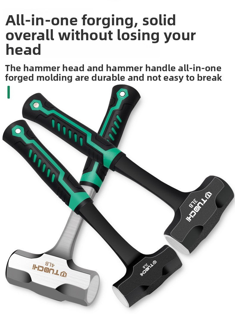 Damaly, Sledgehammer, Octagonal Hammer, Integrated Wall Demolition and Wall Smashing Heavy Masonry Hammer, Hammer