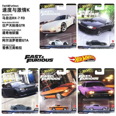 Original Hot Wheels Fast & Furious Car Model 1/64 2025 Lamborghini Porsche Honda Toyota Model Collect Alloy Car Models Toys Gift