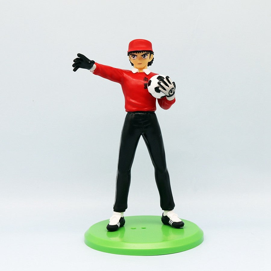 18cm Captain Tsubasa Anime Figure Ozora Tsubasa Action Figures Hyuuga Kojirou/Wakabayashi Genzou Figurine Collection Model Toys