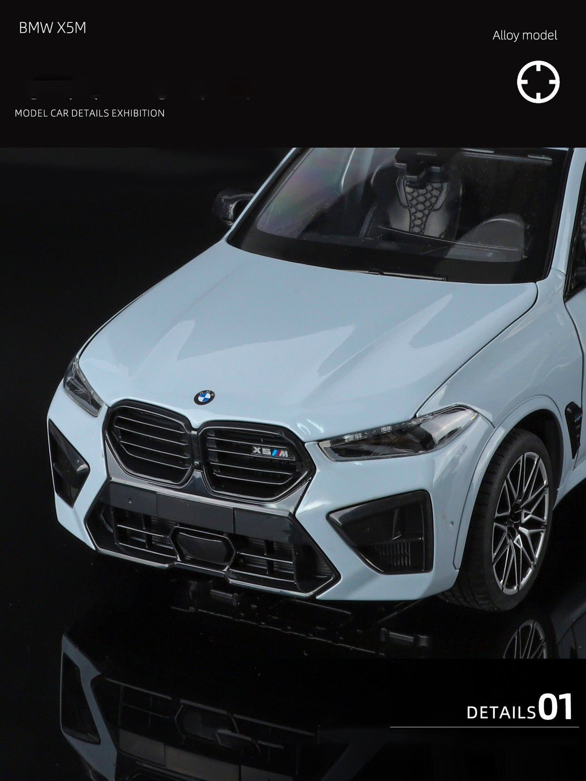NEW 1:18 BMW X5M X5 F95 SUV Alloy Car Diecasts & Toy Vehicles Car Model Miniature Scale Model Car For Children