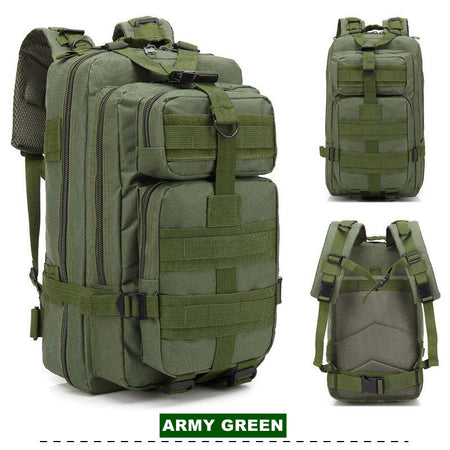 30L 900D Nylon Waterproof Backpack Outdoor Military Rucksacks Tactical Sports Camping Hiking Trekking Fishing Hunting Bag