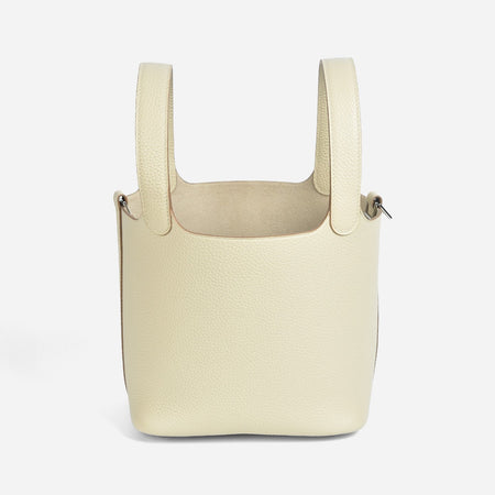 Mendy 22 CM Large size Top Quality Bucket Bags Women's Bag Lady Luxury Designer High End Bag TC Cowhide Golden Sliver