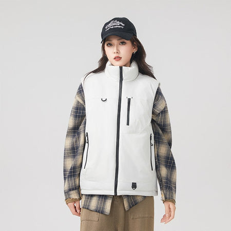 Couple Outdoor Fishing Casual Windproof Breathable Warm Vest Soft and Comfortable Winter Cold Proof Breathable Cotton Clothing