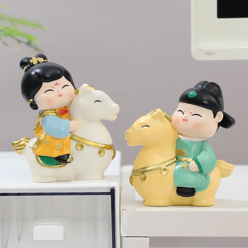 National trend creative desktop ornaments home decoration handicrafts office stress-relieving dolls cultural and creative gifts