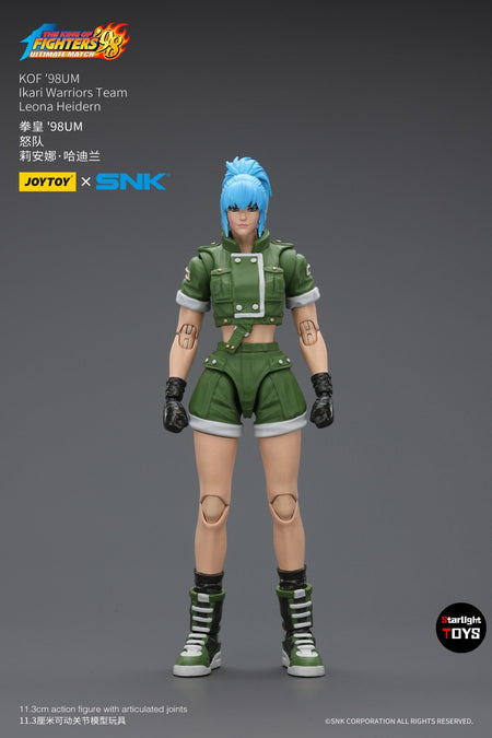 ?JOYTOY?1/18 Action Figure SNK KOF'98UM Ikari Warriors Team Leona Heidern Model Toy Gifts