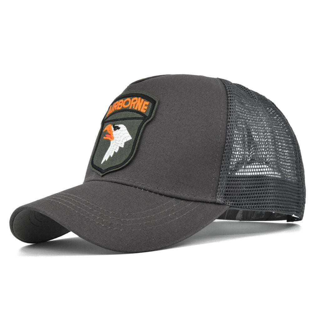 Embroidery Baseball Caps Men Eagle Snapback Hats For Women Fashion USA Hip Hop Bones Breathable Mesh Streetwear Trucker Cap