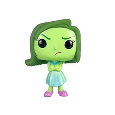 Anime inside out 2 Joy Anxiety Anger Sadness Disgust Fear POP Figure Action Toys Cartoon Movie PVC Doll Figurines