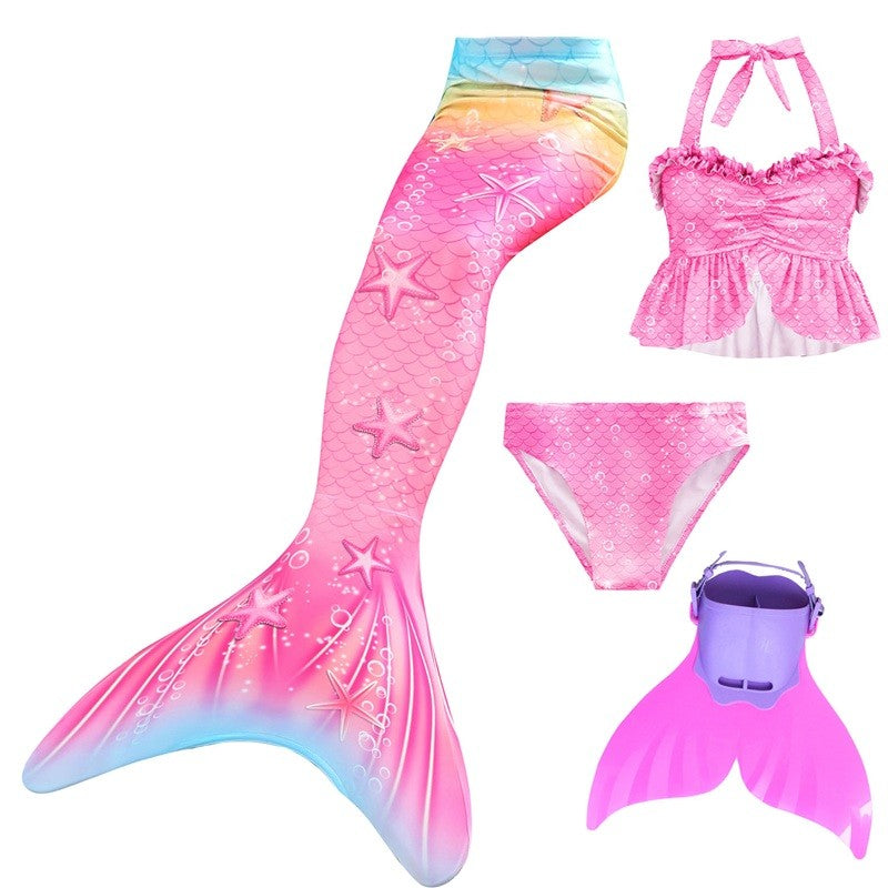 Mermaid Costume for Mermaid Tail for Swimming Can Add Monofin Fin Ariel Mermaid Costumes Cosplay BiSwimsuit set gift