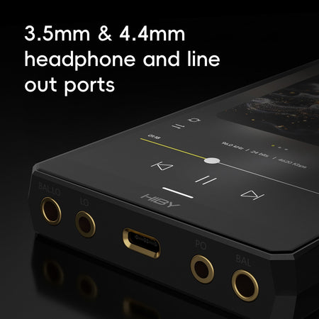 HiBy R6III 2025 / R6 Gen 3 Android 12 Music Player MP3 USB DAC HIFI WiFi Bluetooth 5.0 CS43198 *4 MQA16x DSD512 PCM768 4500mAh