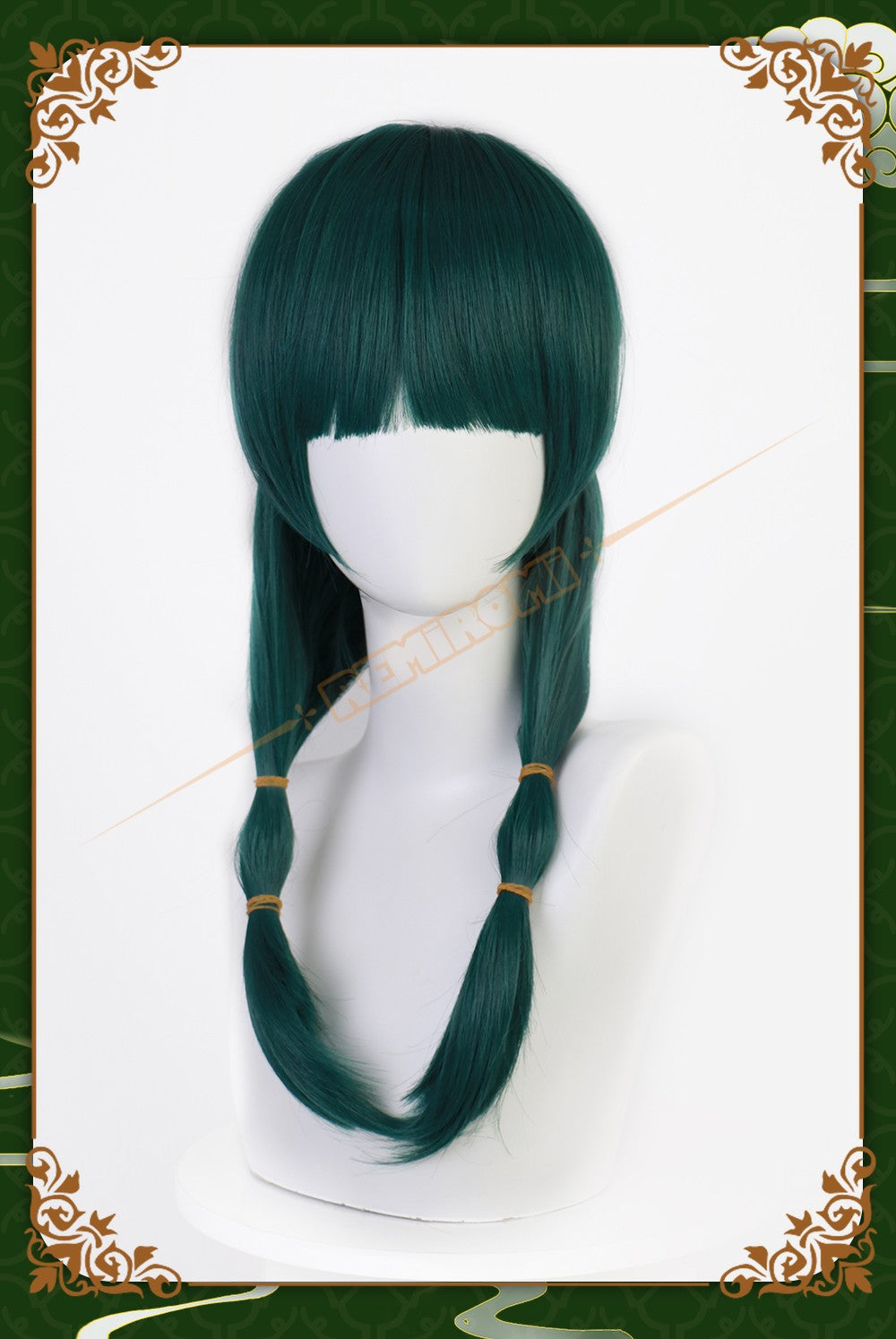 Maomao Cosplay Wig Synthetic Anime The Apothecary Diaries Green Hair 2 Styles Kusuriya no Hitorigoto Hairpin Headress +Wig Cap