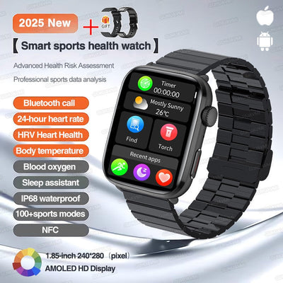 2025 New For Xiaomi Redmi Watch 5 Bluetooth Call GPS Tracking NFC Heart rate IP68 Waterproof Sport Fitness Smart bracelet Unisex
