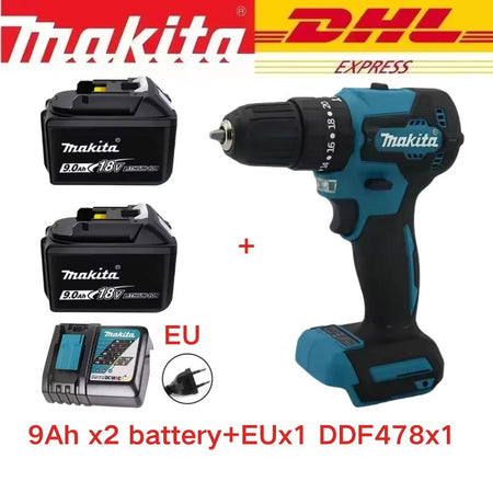 nuevo Original Makita DDF487 taladro inalámbrico? destornillador de impacto eléctrico sin escobillas herramienta recargable