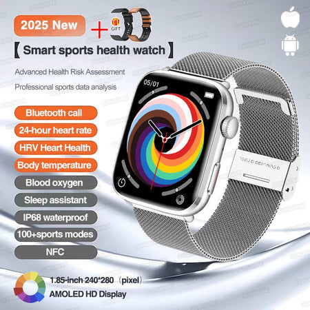 2025 New For Xiaomi Redmi Watch 5 Bluetooth Call GPS Tracking NFC Heart rate IP68 Waterproof Sport Fitness Smart bracelet Unisex