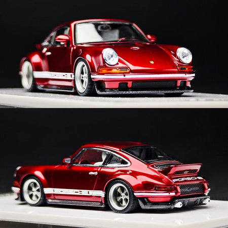 1:64 New Zincit Model Porsch 911 964 Singer Coupe Dls Miniature Alloy Die-Cast Model Custom Children'S Toys Collectible Ornament