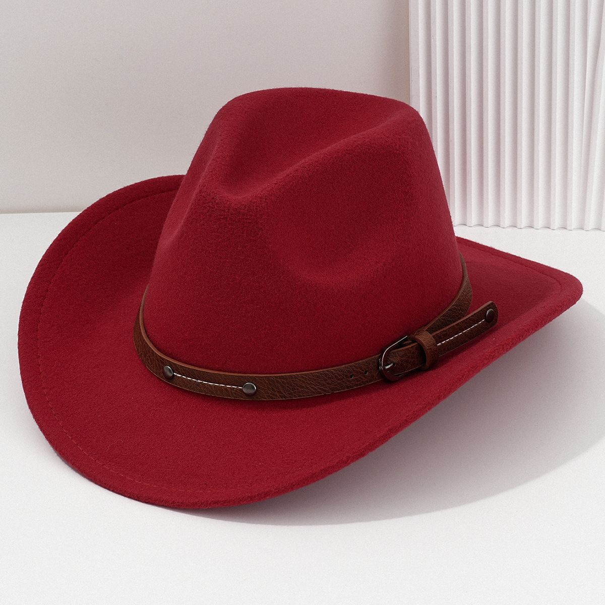 Wool Fedora Hat For Women Men Winter Autumn Fashion Church Jazz Hats Viking British Flat Brim Felt Hat Outdoor Casual Fedoras