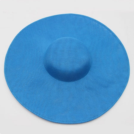 Fashion Ladies 38CM Round Fascinators Beses Wedding Headdress Ladies Millinery Hat Fascinator DIY Hair Accessories