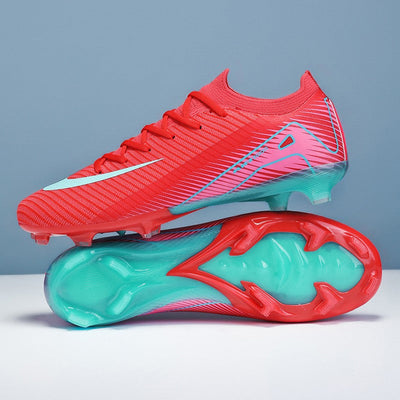 New Men Football Boots Cleats Grass Adult Soccer Shoes Ankle Sport Training Outdoor Ultralight Non-Slip Futsal Comfortable
