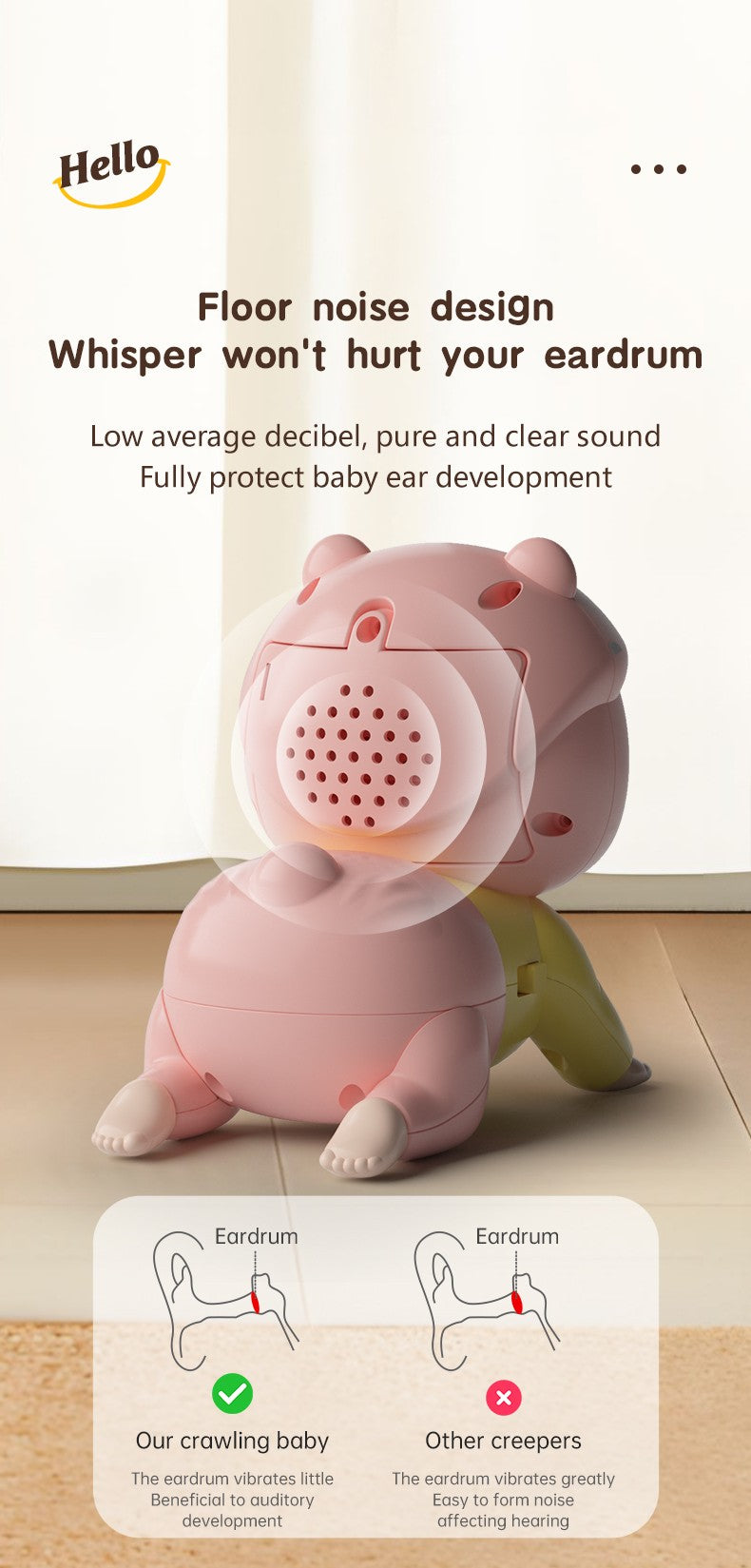 Baby Crawling Toys with Music Toddler Learn To Climb Educational Toys Baby Moving Toys Interactive Development Tummy Time Gifts