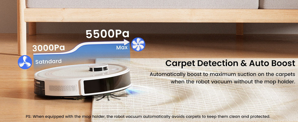 M2 Pro Lefant Robot Vacuum and Mop Combo,Self-Emptying with ,5500Pa LiDAR Robotic Vacuum Cleaner with Precision Mapping,