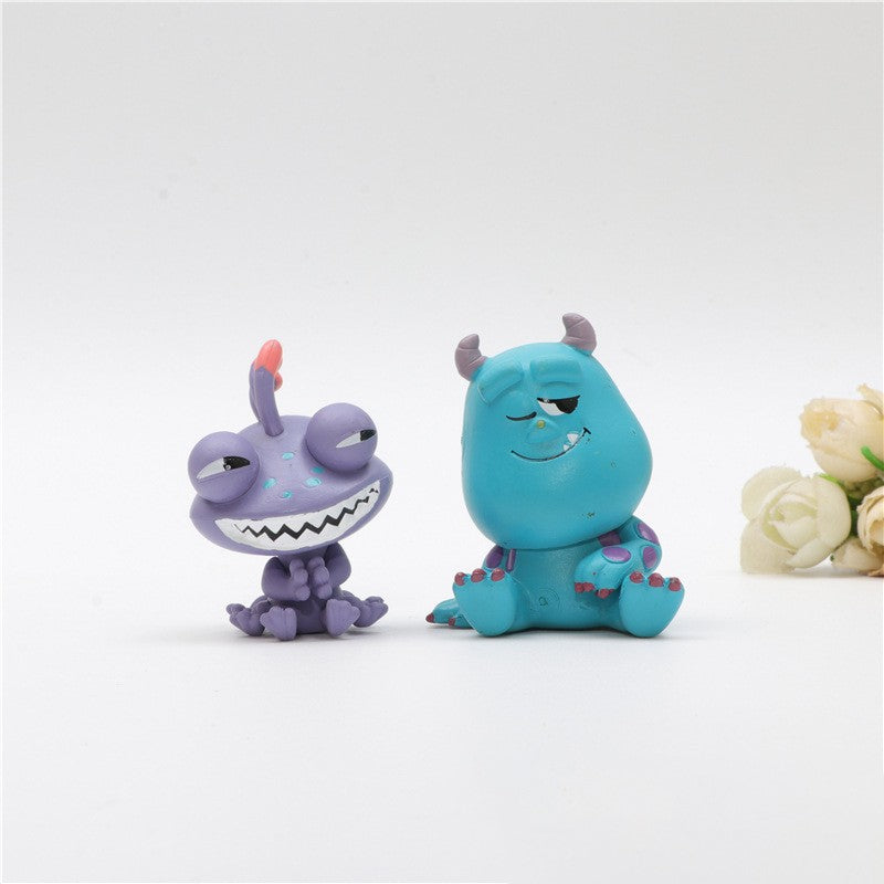 Q Version Anime Figures Cartoon Toy Story Woody Alien Monsters University James P. Sullivan Model Toys Children Christmas Gift