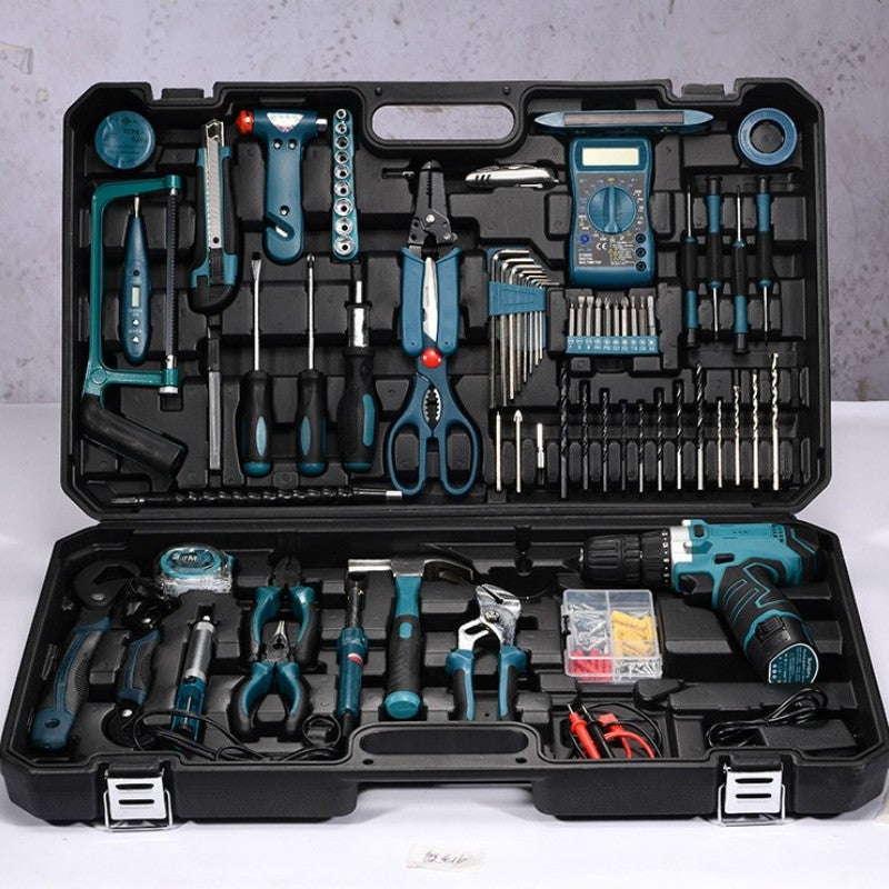 High-power Electric Drill Power Tool Sets Automotive Tools Multifunctional Repair Combination Tools Auto Repair Toolbox Kit