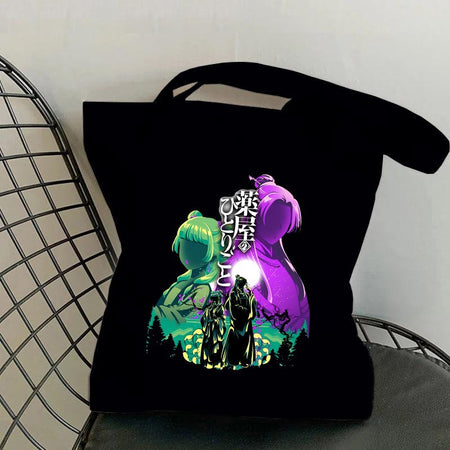Hot Anime The Apothecary Diaries Printed Canvas Bag Messenger Bag Cute Fun Handbag Women Men Casual Tote Bag Gift