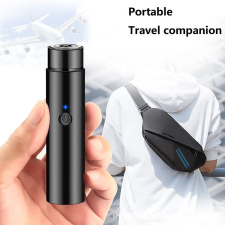 Portable Mini Electric Shaver Razor For Women Men Hair Trimmer Clipper USB Rechargeable Barber Shaving Tool Home Travel Car Use
