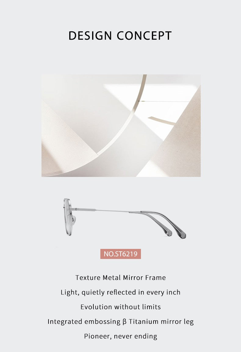 Pure Titanium Reading Glasses Women Prescription Optical Lenses Myopia Eyewear Men Blue Light Blocking Computer Eyeglasses Frame