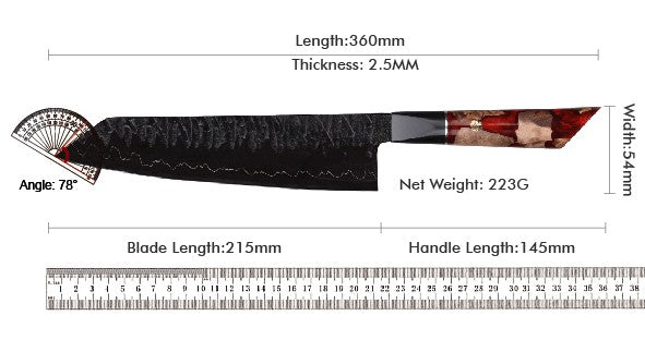 Cutting Tool Chef Santoku Utility Knife white mesh resin HD 67-Layer Damascus Steel Japanese Kiritsuke knife set for kitchen ues