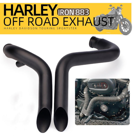 Motorcycle Exhaust Escape Sportster Motorcycle Exhaust XL883 Elbow Bike For Softail Sportster 883 1200