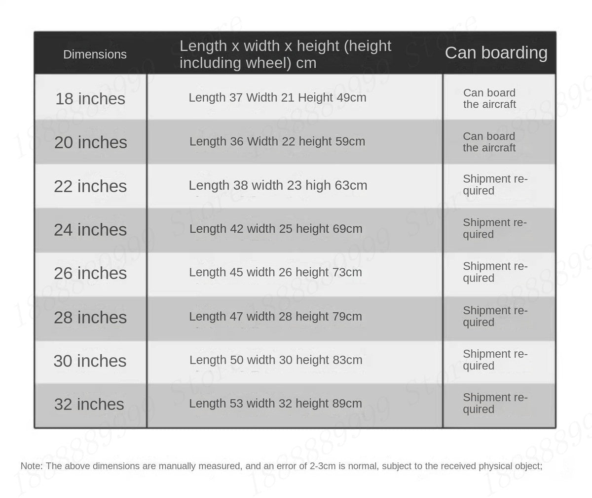Oxford Cloth Suitcase 20/24/28/32-inch Large-Capacity Luggage Female Male Universal Wheel Business Travel Case