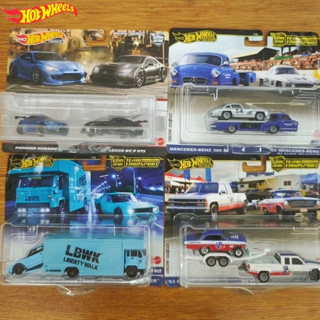 New Hot Wheels Legends Tour Team Transport 2025 - Bmw M3 And Hw Rally Hauler 1:64 Scale Toy Cars Collect Kid Holiday Gifts