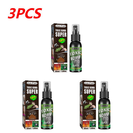 1-3PCS Fart Spray Can Stink Bomb 30ml Fart Gag Spray Prank Joke Novelty Smelly Stinky Sprayer Non-Toxic Halloween Party Supplies