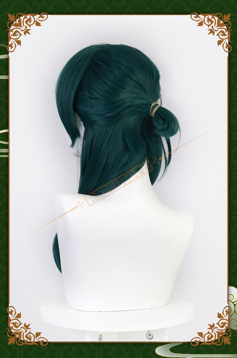 Maomao Cosplay Wig Synthetic Anime The Apothecary Diaries Green Hair 2 Styles Kusuriya no Hitorigoto Hairpin Headress +Wig Cap