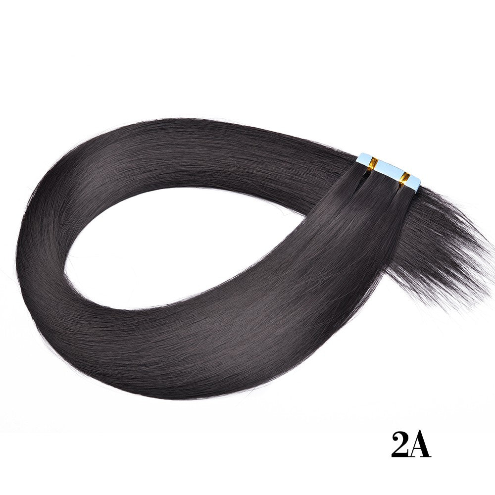 Synthetic Straight Tape In Hair Extensions 10pcs Natural Hair Extension 24inch For Women Invisible Double Sided Free Style