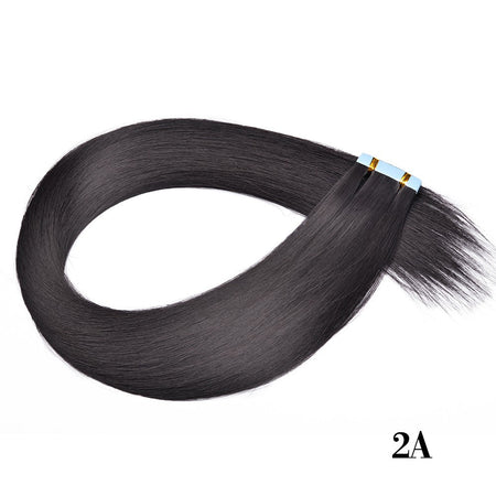 Synthetic Straight Tape In Hair Extensions 10pcs Natural Hair Extension 24inch For Women Invisible Double Sided Free Style