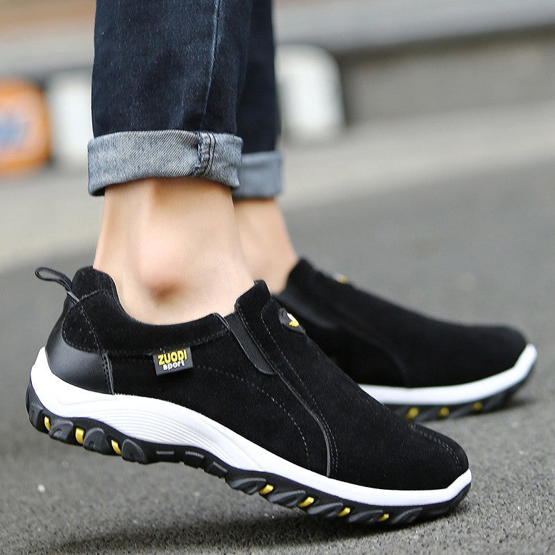 New Men's Casual Sneakers Outdoor Ultra-Lightweight Casual Shoes Large Size Men's Shoes One-Piece Design for Quick and Easy Wear