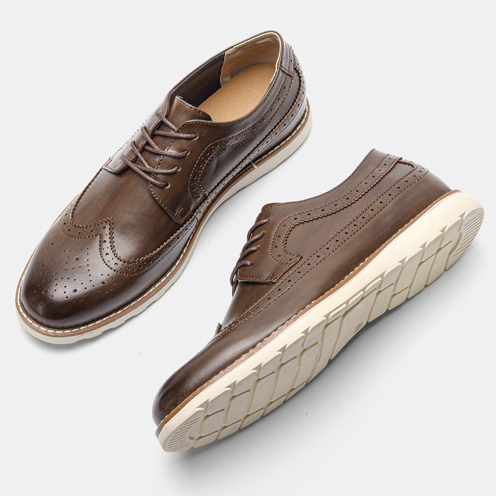 Brogue Men Casual Shoes Fashion Comfortable Shoes 2023 Brand Men shoes