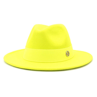 Fedora Hats for Women Flat Top Fashion Elegant Bowler Dress Caps Panama Church Wedding Ribbon Band Hat Men Felt Jazz Hat