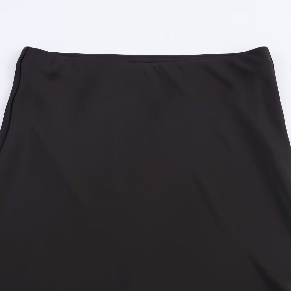 Sexy Satin Half-length Skirt for Women Autumn 2025 Fashionable Trendy Girl Long Skirt A- line Lace Embellished Commute Style