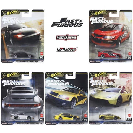 Original Hot Wheels Fast & Furious Car Model 1/64 2025 Lamborghini Porsche Honda Toyota Model Collect Alloy Car Models Toys Gift