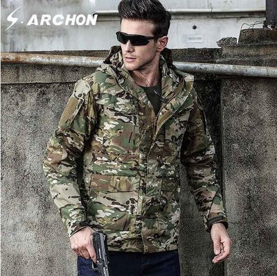 M65 UK US Army Clothes Casual Tactical Windbreaker Men Waterproof Flight Pilot Coat Hoodie Military Field Jacket Winter Autumn