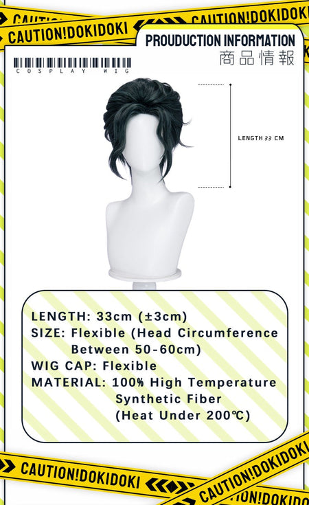 ?Ready for Ship?Idia Malleus Leona Vil Crowley Wig Game Cosplay DokiDoki Men 120cm Long Hair Fiber Idia Halloween  Free Wig Cap