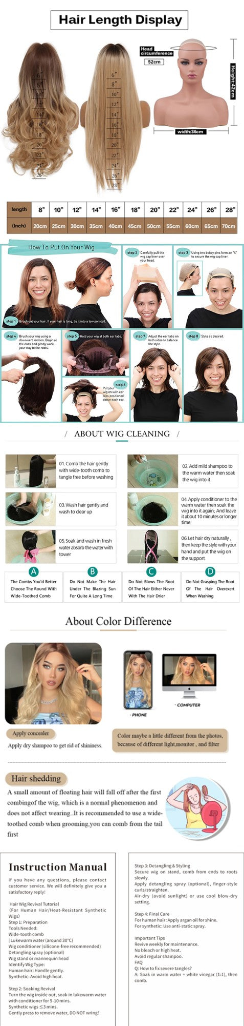 Anime Demon Yoriichi Tsugikuni Cosplay Synthetic Hair 30-Inch Black And Red Gradient Wig Suitable For Daily Party Role-Playing
