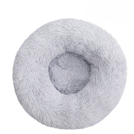 Plush Round Pet Beds for Dogs and Cats Winter Dog Mats Pet Beds Pet Supplies
